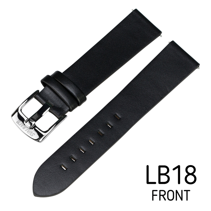 Svalbard leather watch strap LB18 (front side)