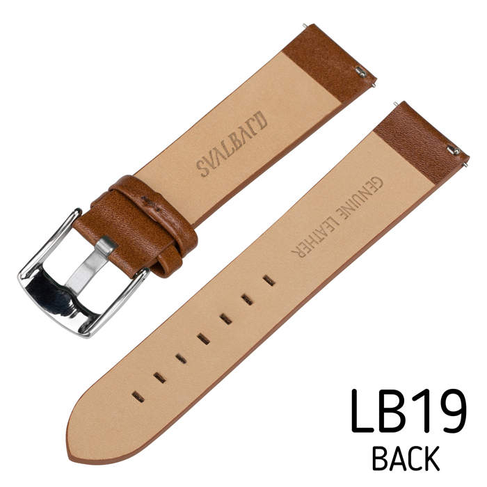 Svalbard leather watch strap LB19 (back side)